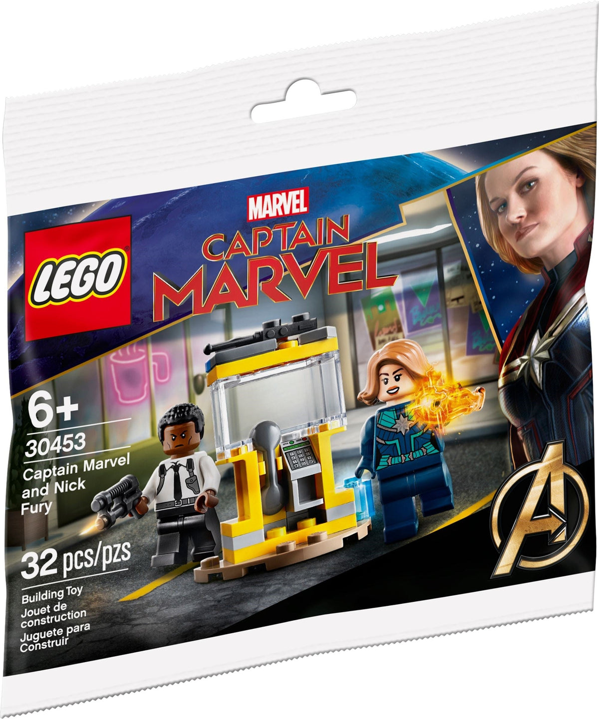 LEGO 30453 Captain Marvel et Nick Fury – Comme neuf | Grade A