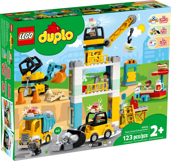 LEGO 10933 Tower Crane & Construction – Like New | Grade A