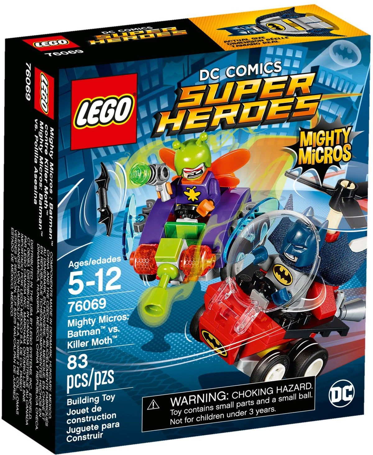 LEGO 76069 Mighty Micros: Batman vs. Killer Moth – Like New | Grade A