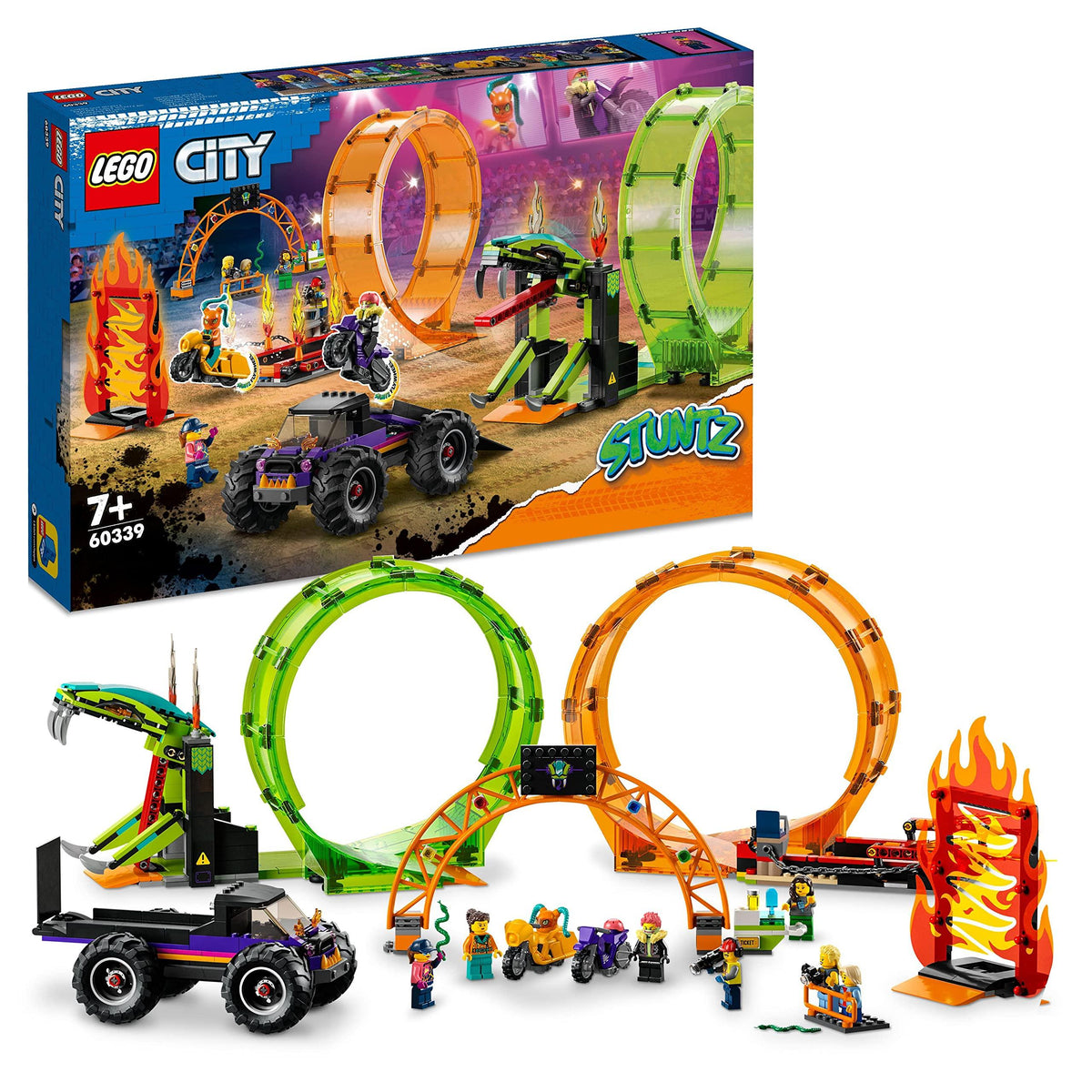 LEGO 60339 Double Loop Stunt Arena – Like New | Grade A