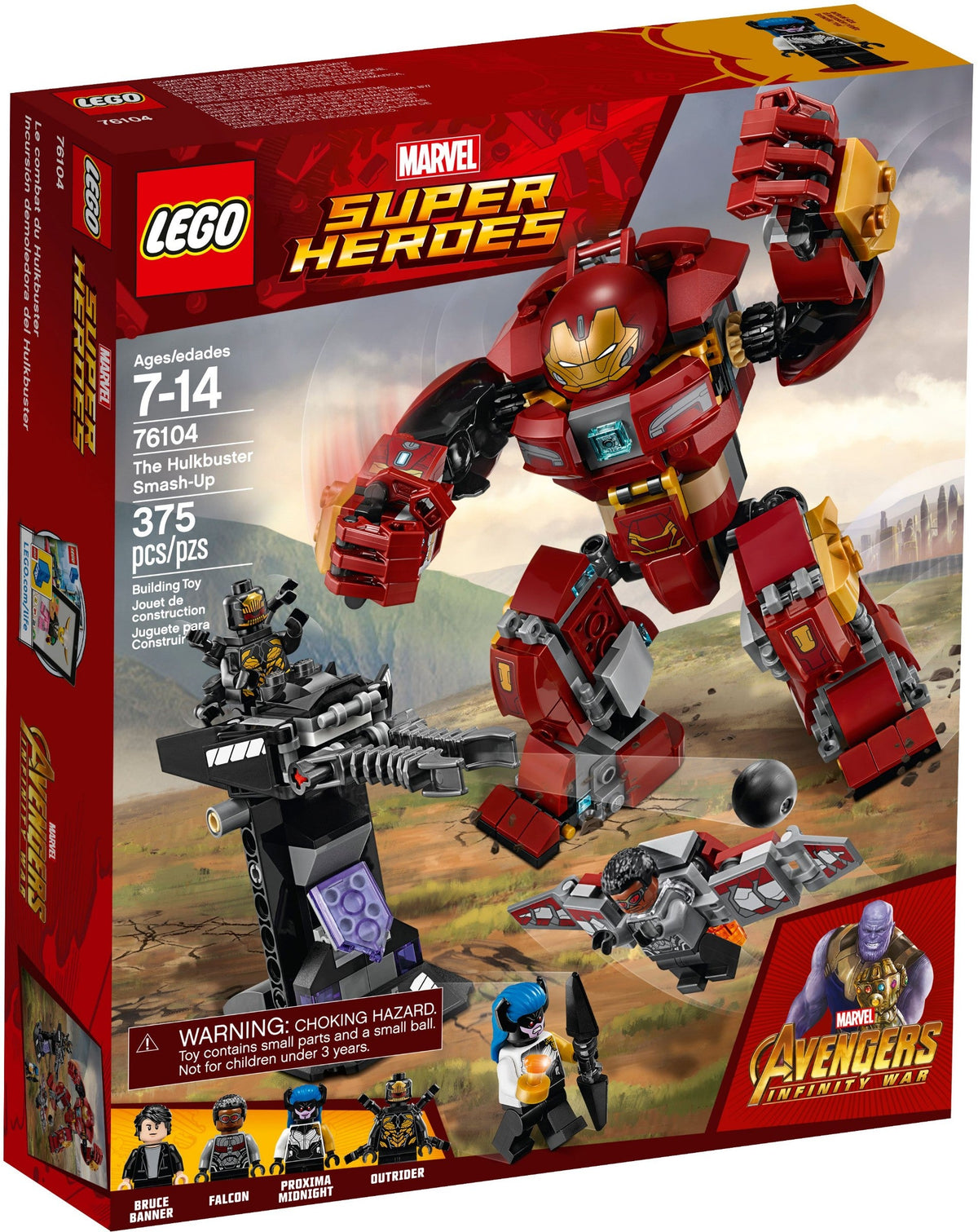 LEGO 76104 Le Hulkbuster en action – Comme neuf | Grade A
