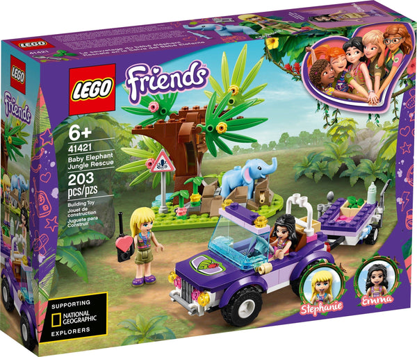 LEGO 41421 Baby Elephant Jungle Rescue – Imperfect Box | Grade A