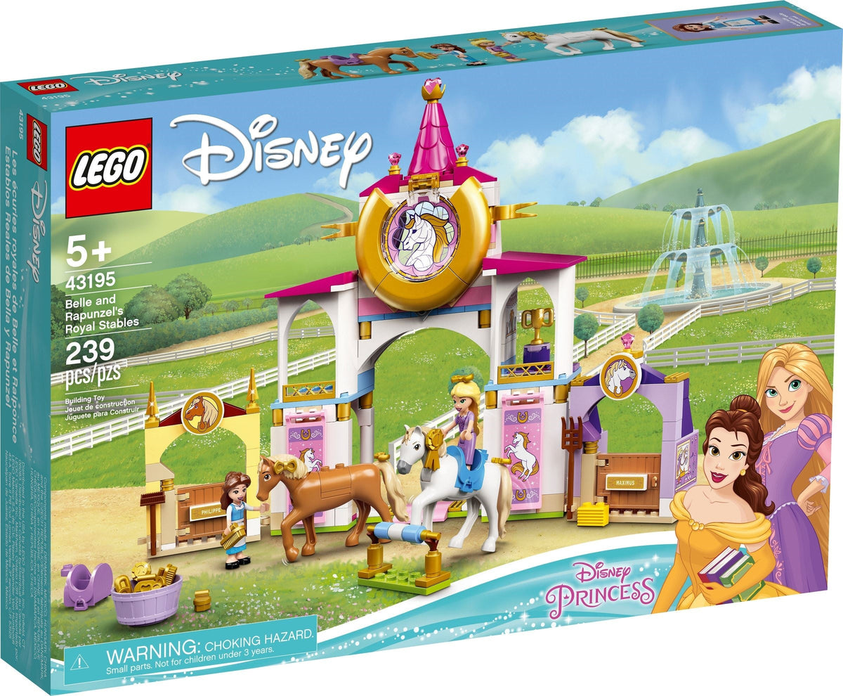LEGO 43195 Belle and Rapunzel's Royal Stables – Like New | Grade A