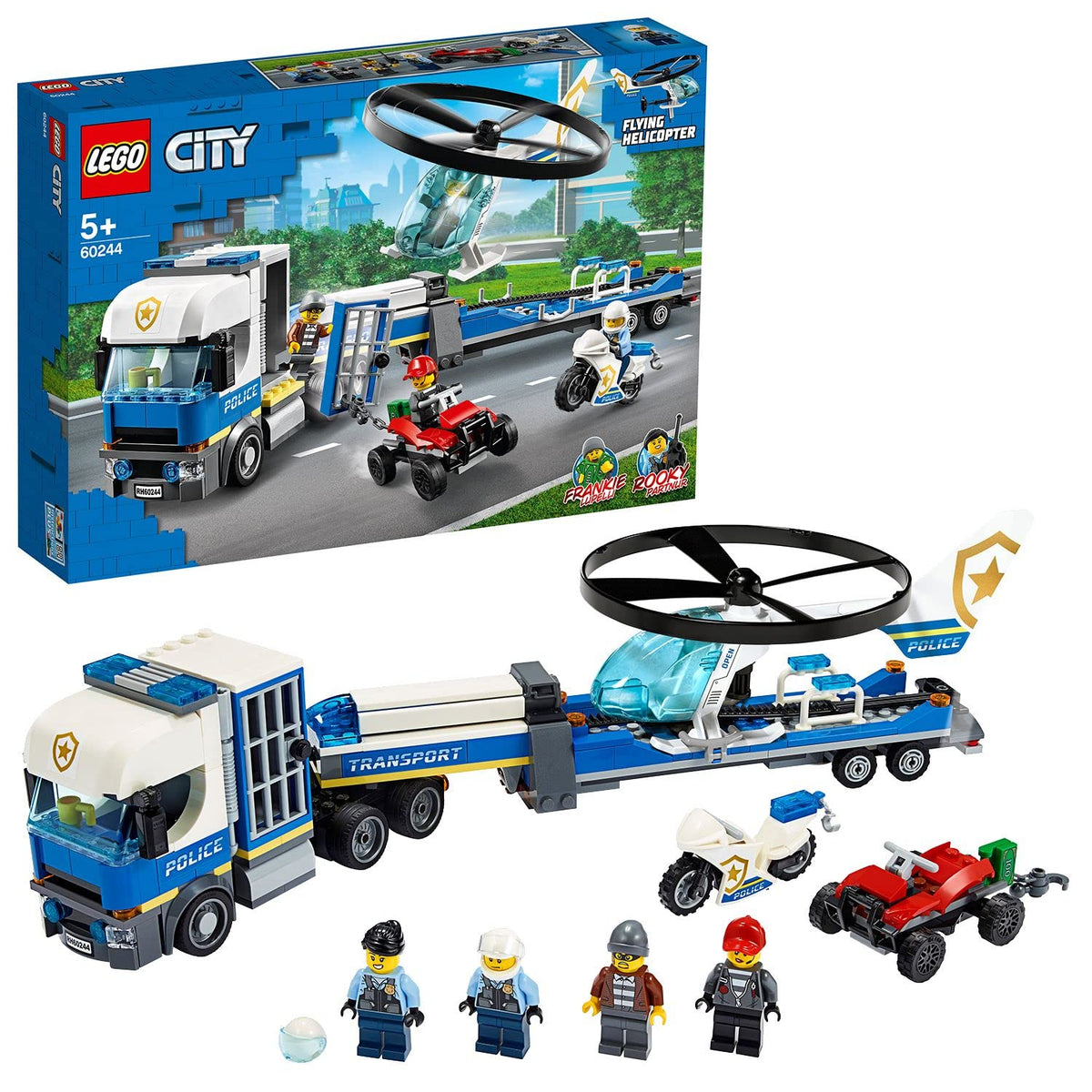 LEGO 60244 Le transport par hélicoptère de police – Comme neuf | Grade A