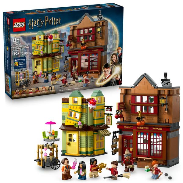 LEGO 76452 Quality Quidditch Supplies & Ice Cream Parlour – Like New | Grade A