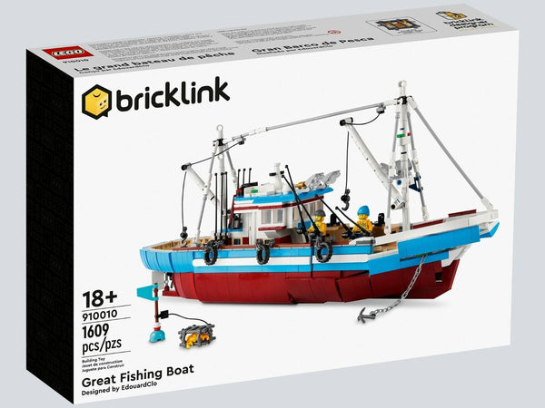 LEGO 910010 Great Fishing Boat – Like New | Grade A
