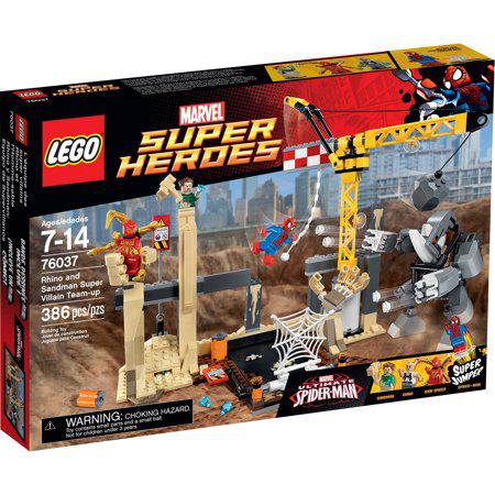 LEGO 76037 L'alliance des super-vilains Rhino et l'Homme-Sable – Occasion | Grade A