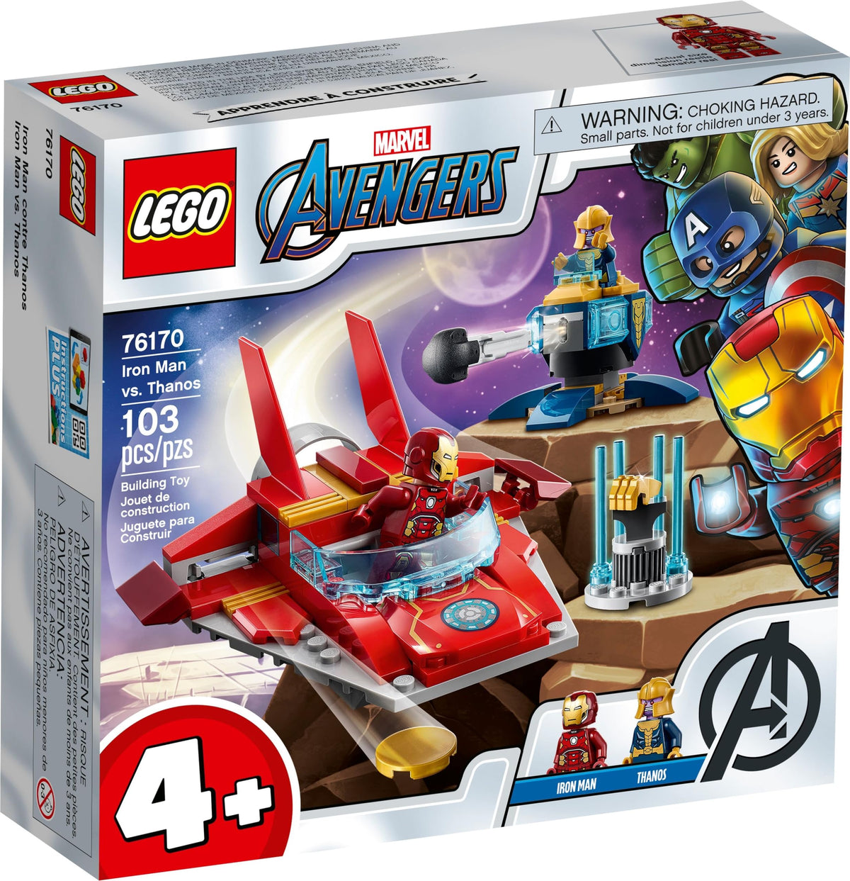 LEGO 76170 Iron Man contre Thanos – Comme neuf | Grade A