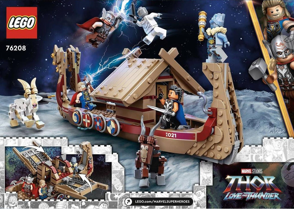 LEGO 76208 Le bateau-chèvre – Boîte abîmée | Grade A