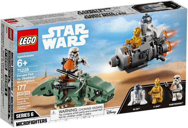 LEGO 75228 Escape Pod vs. Dewback Microfighters – Like New | Grade A