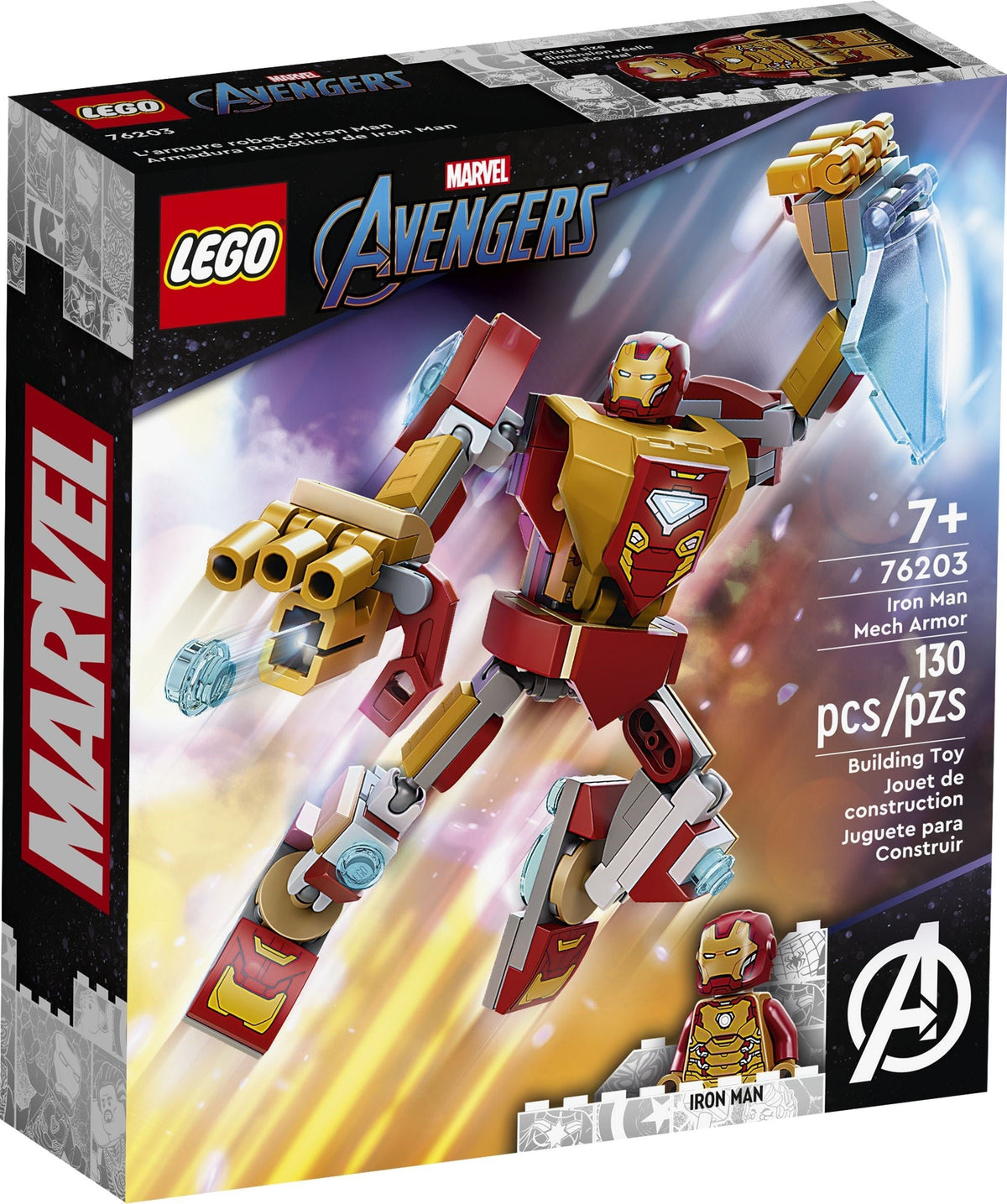 LEGO 76203 L'armure robot d'Iron Man – Comme neuf | Grade A