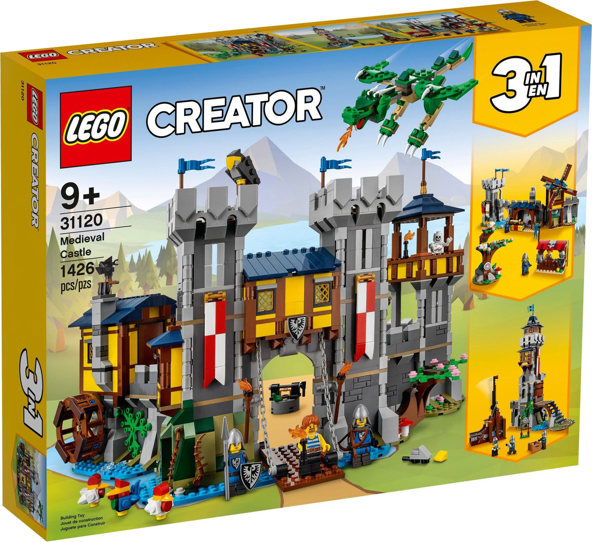 LEGO 31120 Le château médiéval – Boîte abîmée | Grade A