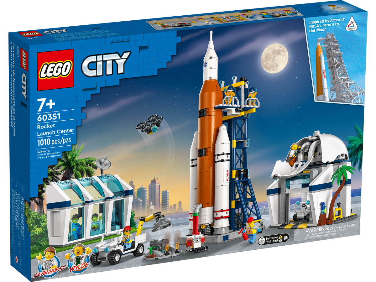 LEGO 60351 Le centre de lancement de fusées – Comme neuf | Grade A