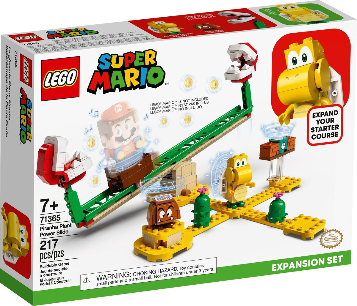LEGO 71365 Piranha Plant Power Slide Expansion Set – Like New | Grade A