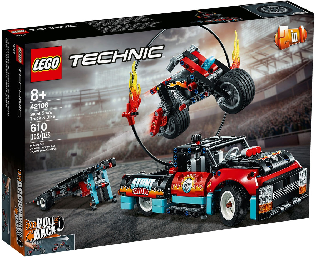 LEGO 42106 Stunt Show Truck & Bike – Like New | Grade A