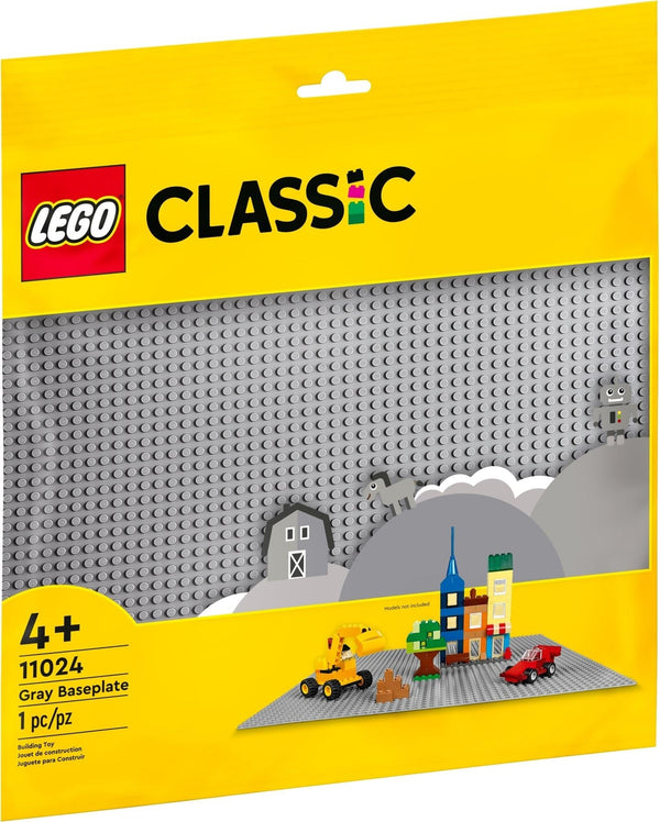 LEGO 11024 Gray Baseplate – Like New | Grade A