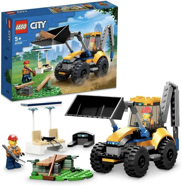 LEGO 60385 La pelleteuse de chantier – Boîte abîmée | Grade A