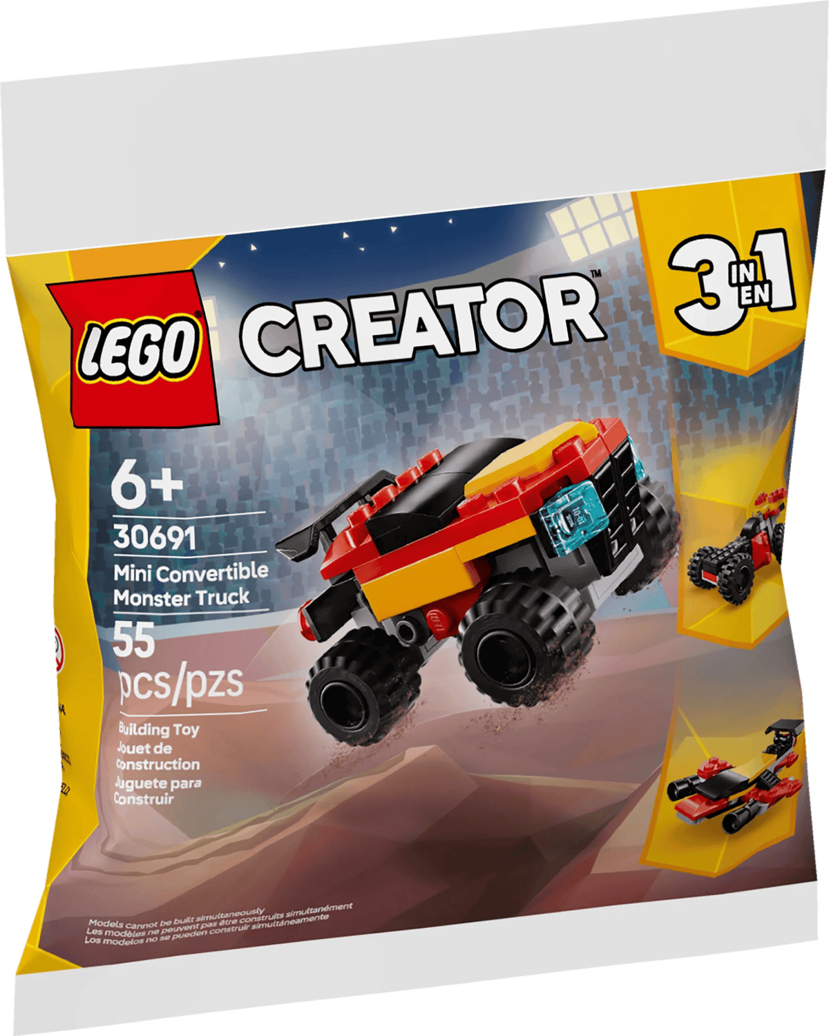 LEGO 30691 Mini Convertible Monster Truck – Like New | Grade A