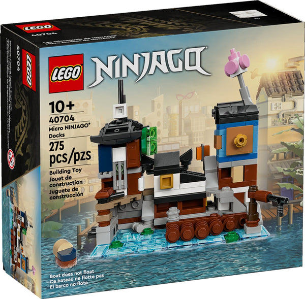 LEGO 40704 Micro NINJAGO Docks – Like New | Grade A
