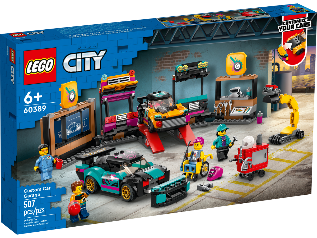LEGO 60389 Custom Car Garage – Like New | Grade A