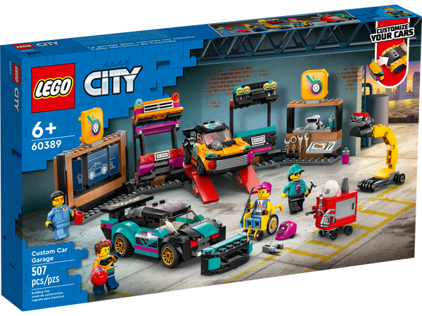 LEGO 60389 Custom Car Garage – Like New | Grade A