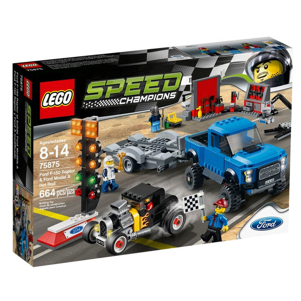LEGO 75875 Ford F-150 Raptor & Ford Model A Hot Rod – Like New | Grade A