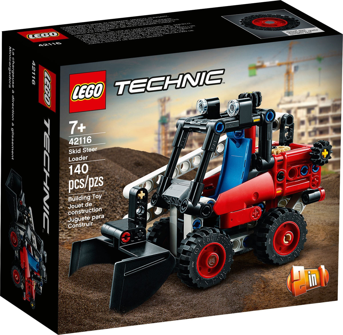 LEGO 42116 La chargeuse compacte – Boîte abîmée | Grade A