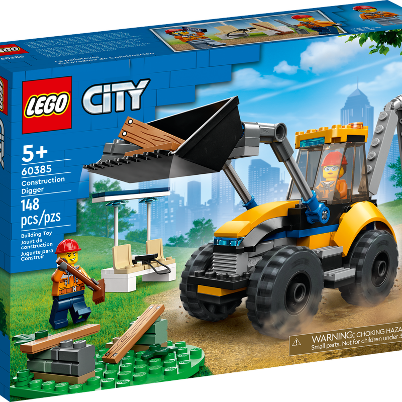 LEGO 60385 Construction Digger – Like New | Grade A