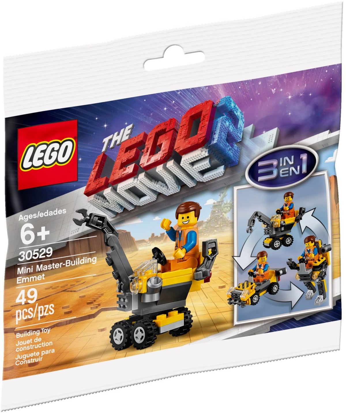 LEGO 30529 Mini Emmet maître constructeur – Comme neuf | Grade A
