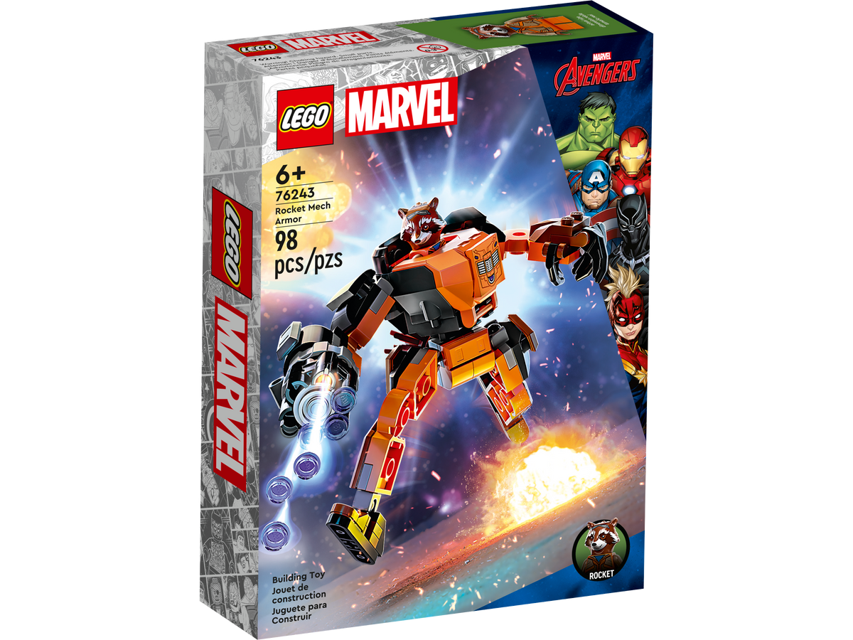 LEGO 76243 Rocket Mech Armor – Like New | Grade A