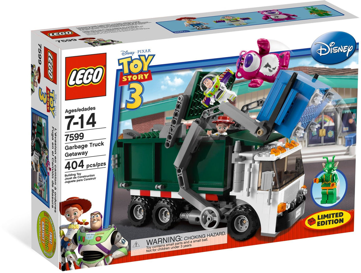LEGO 7599 Garbage Truck Getaway – Like New | Grade A