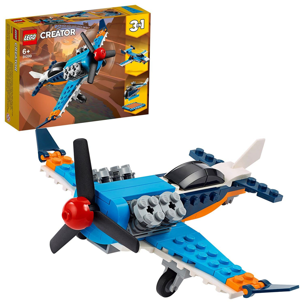 LEGO 31099 L'avion à hélice – Boîte abîmée | Grade A