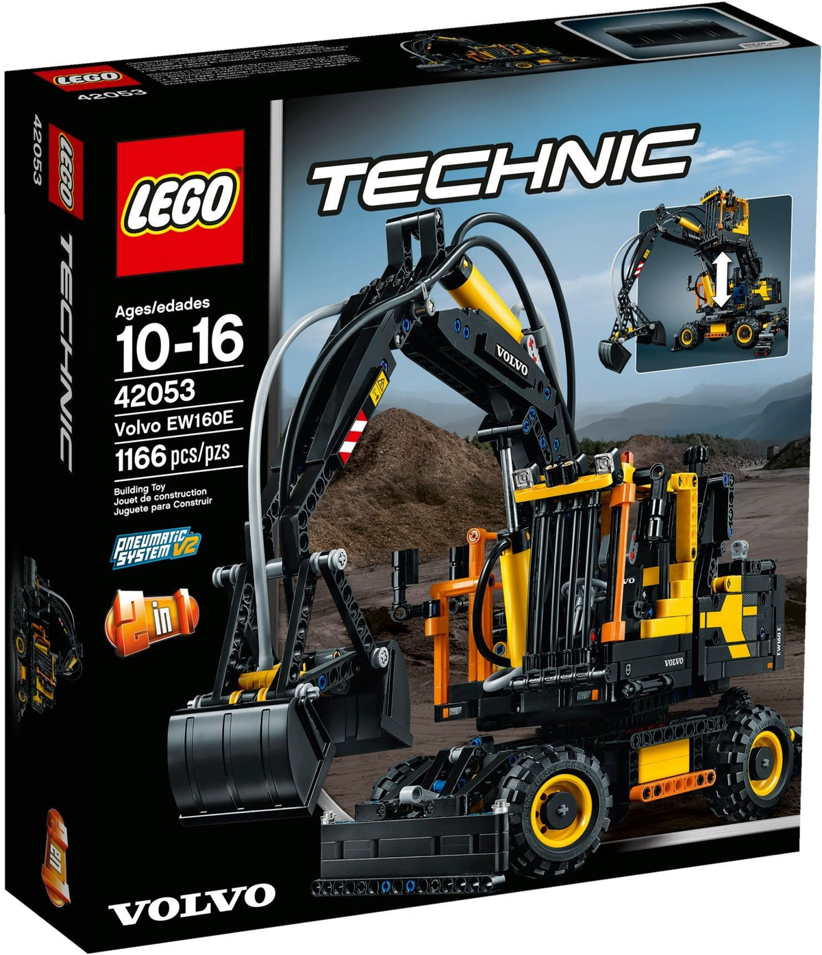 LEGO 42053 Volvo EW160E – Like New | Grade A