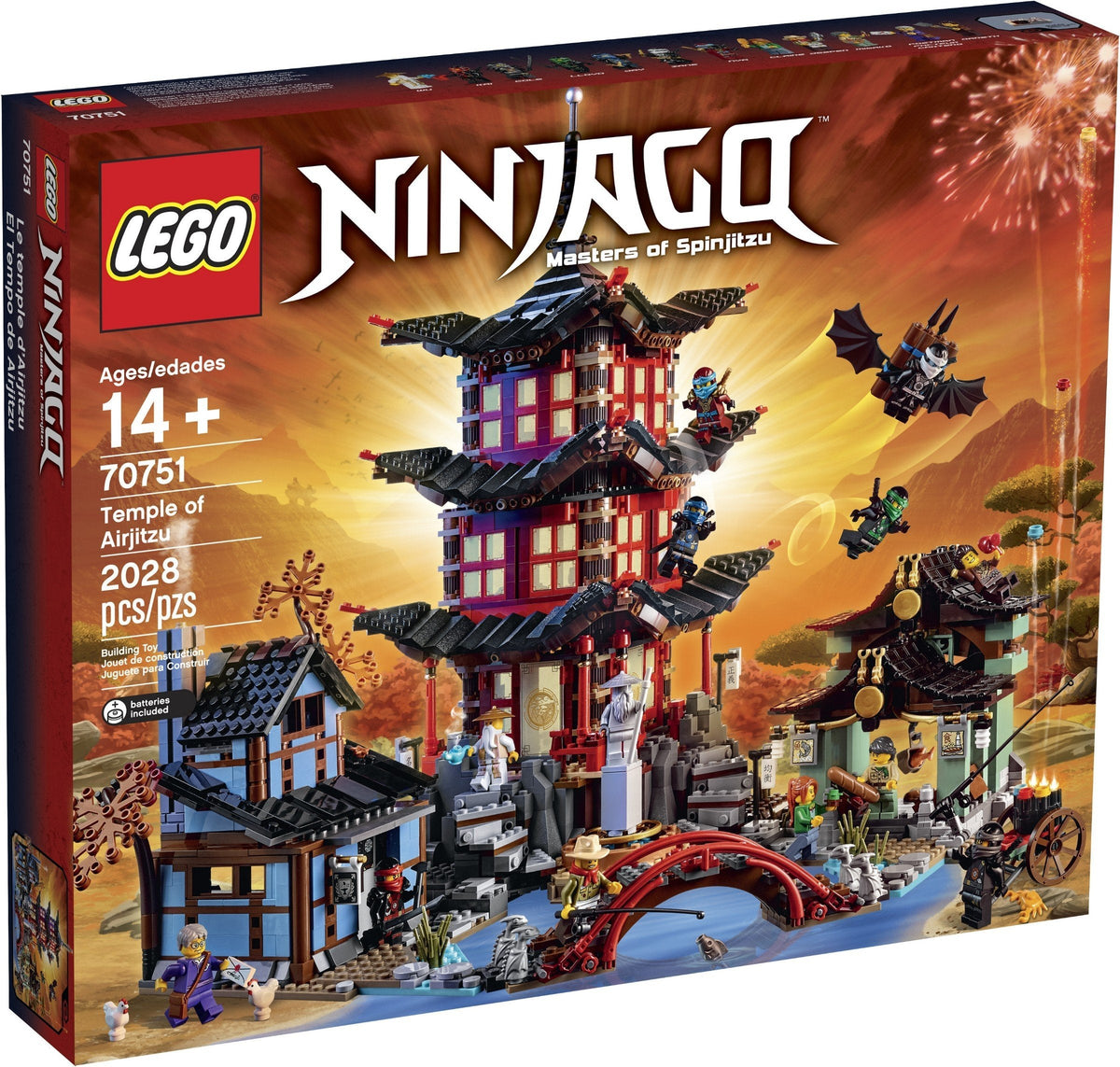 LEGO 70751 Temple of Airjitzu – Like New | Grade A