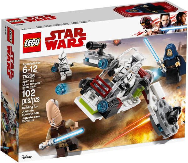 LEGO 75206 Jedi and Clone Troopers Battle Pack – Like New | Grade A