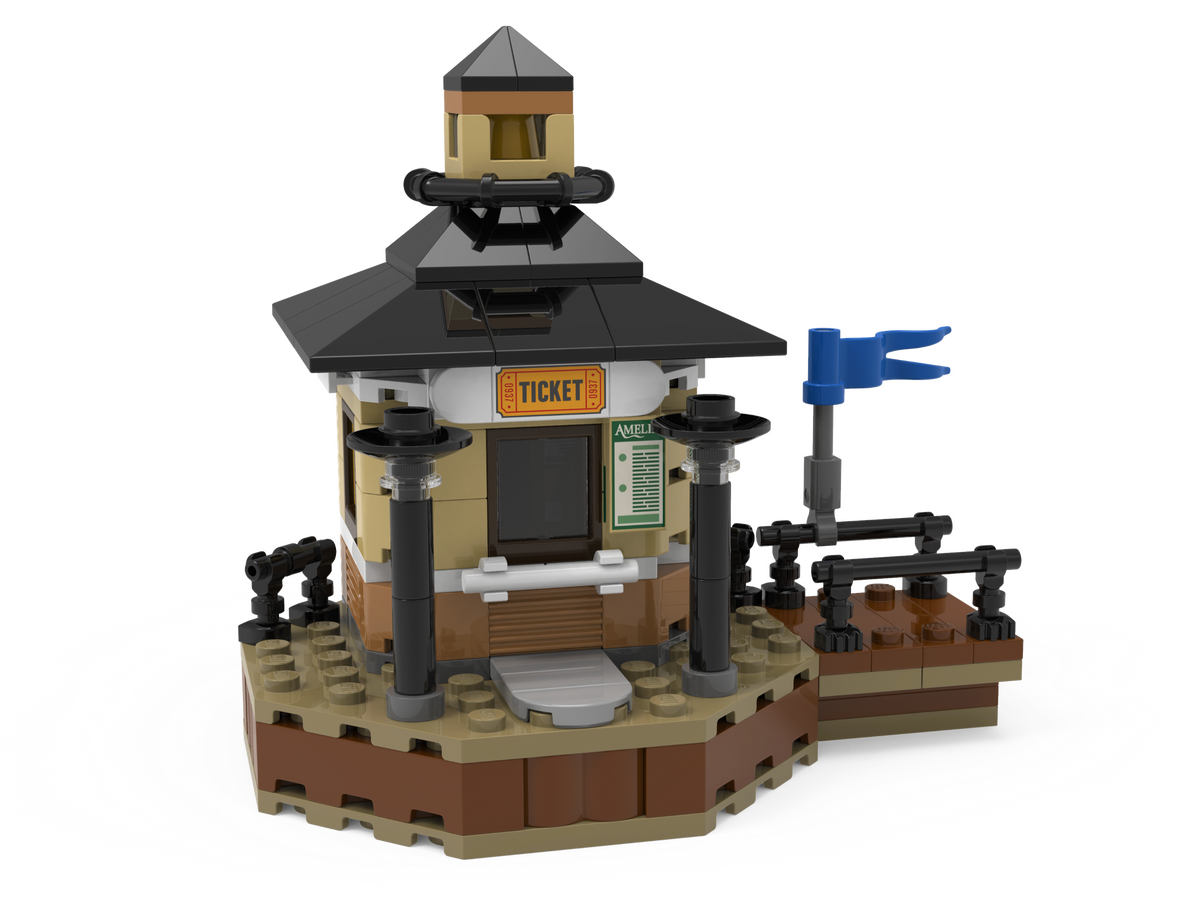 6564644 Amelia Ticket Booth Lego Promotional Item – Like New | Grade A