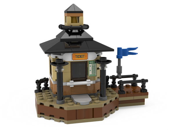 6564644 Amelia Ticket Booth Lego Promotional Item – Like New | Grade A