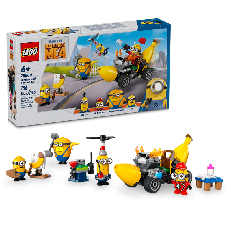 LEGO 75580 Minions and Banana Car – Like New | Grade A