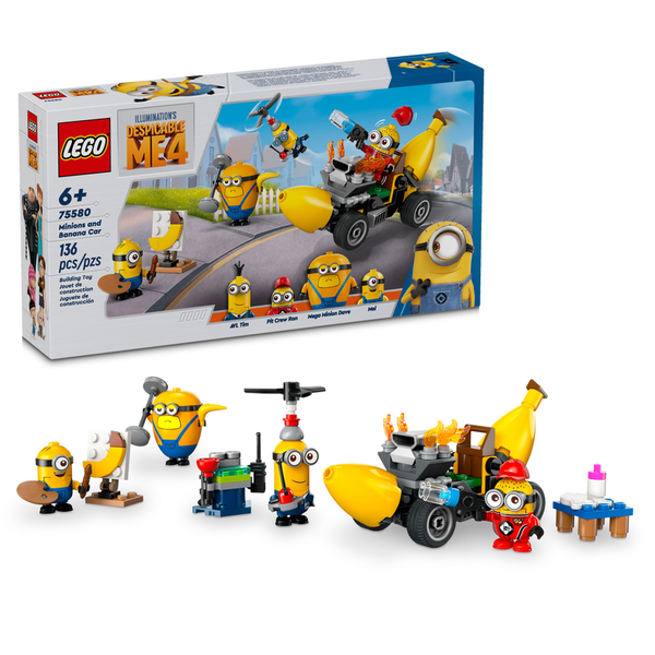 LEGO 75580 Minions and Banana Car – Like New | Grade A