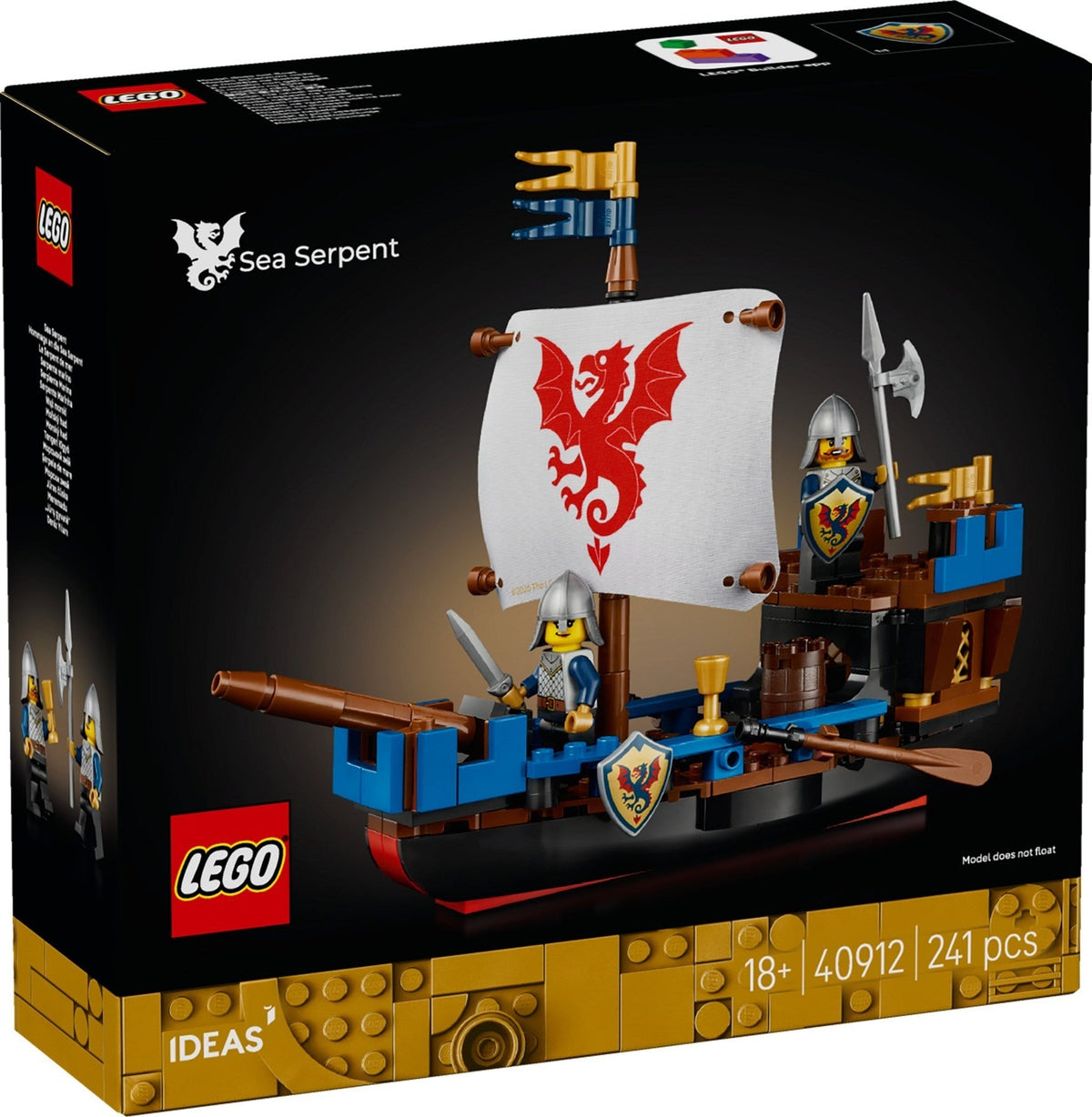 LEGO 40912 Sea Serpent GWP – Like New | Grade A