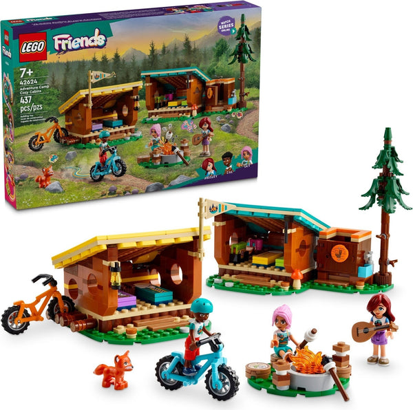 LEGO 42624 Adventure Camp Cosy Cabins – Like New | Grade A