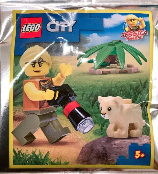 LEGO 952112 Jessica Sharpe and Lion Cub – Like New | Grade A