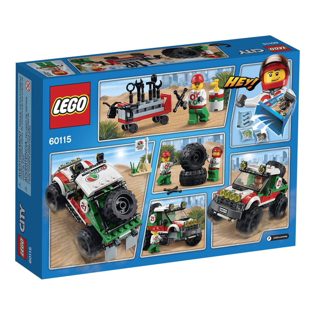 LEGO 60115 4x4 tout-terrain – Comme neuf | Grade A