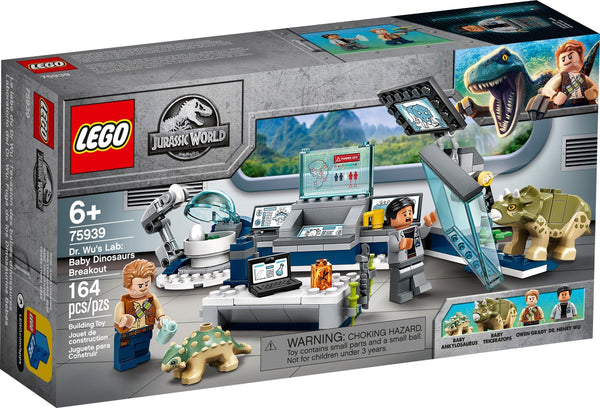 LEGO 75939 Dr. Wu's Lab: Baby Dinosaurs Breakout – Imperfect Box | Grade A