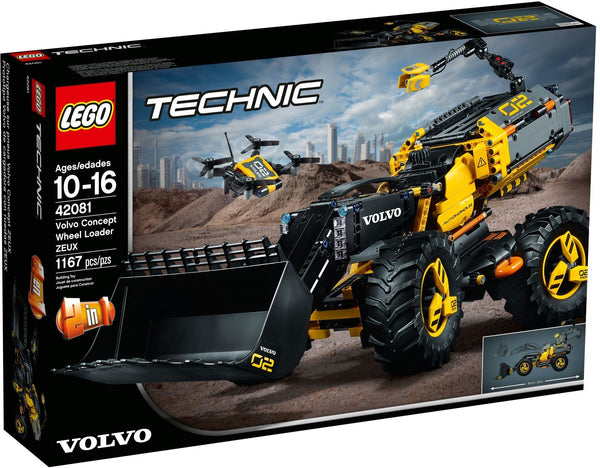 LEGO 42081 Volvo Concept Wheel Loader ZEUX – Like New | Grade A