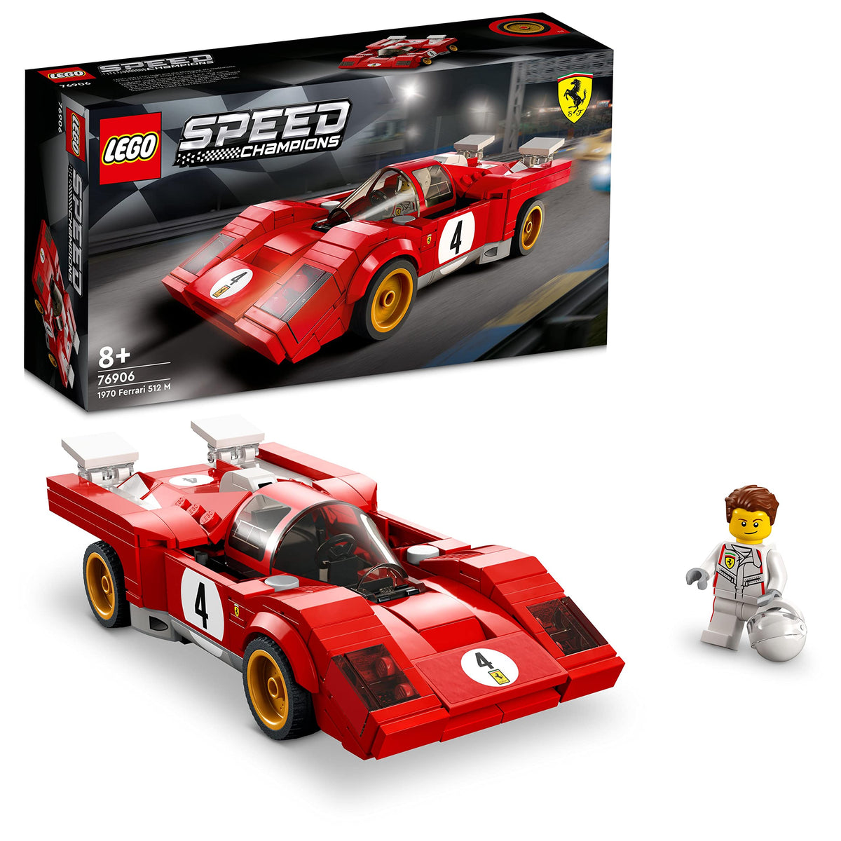 LEGO 76906 Ferrari 512 M 1970 – Comme neuf | Grade A