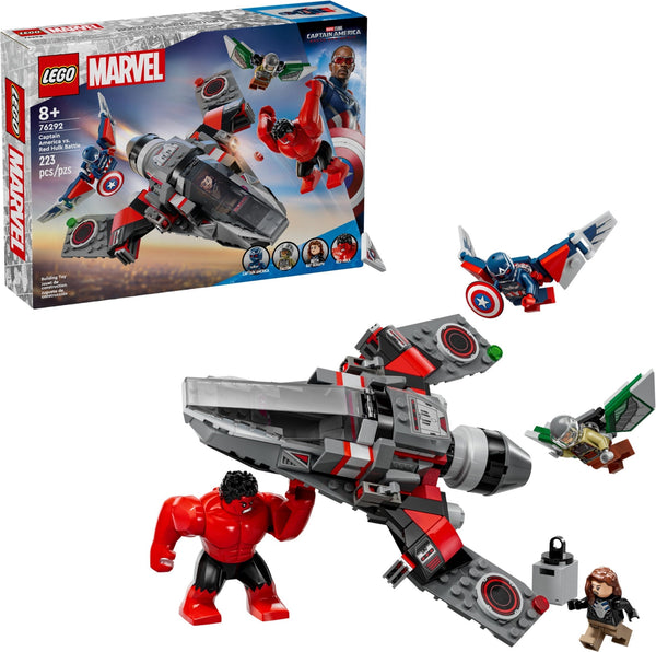LEGO 76292 Captain America vs. Red Hulk Battle – Like New | Grade A