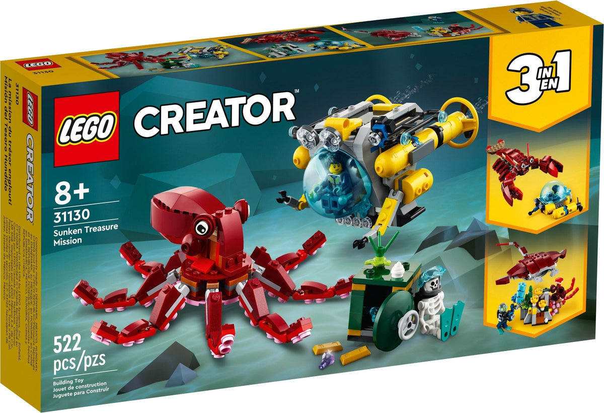 LEGO 31130 La mission du trésor englouti – Comme neuf | Grade A
