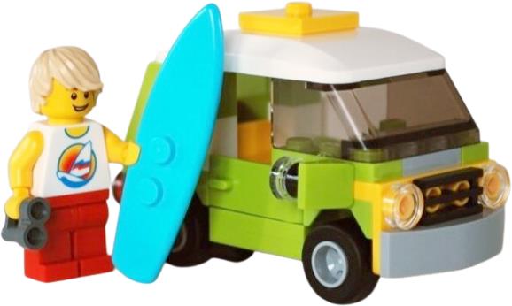 LEGO 6313092 Surfer Van GWP Polybag – Like New | Grade A