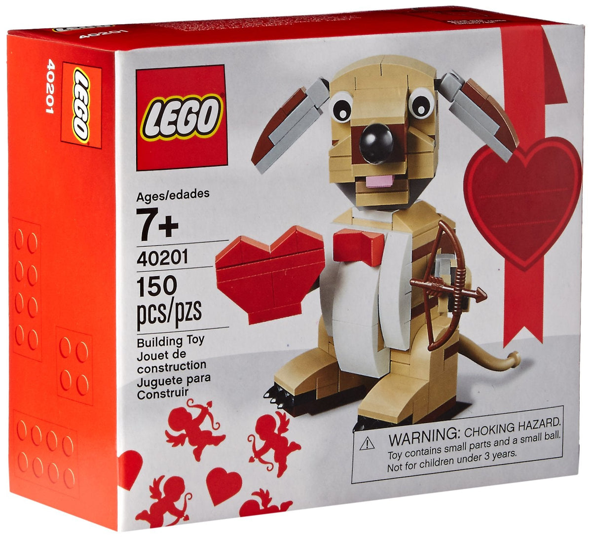 LEGO 40201 Valentines Cupid Dog – Imperfect Box | Grade A